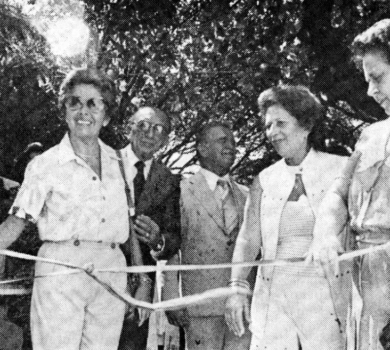 Inauguração do Núcleo Helena Antipoff, 1981. Fonte: Revista Pestalozzi, 1981.